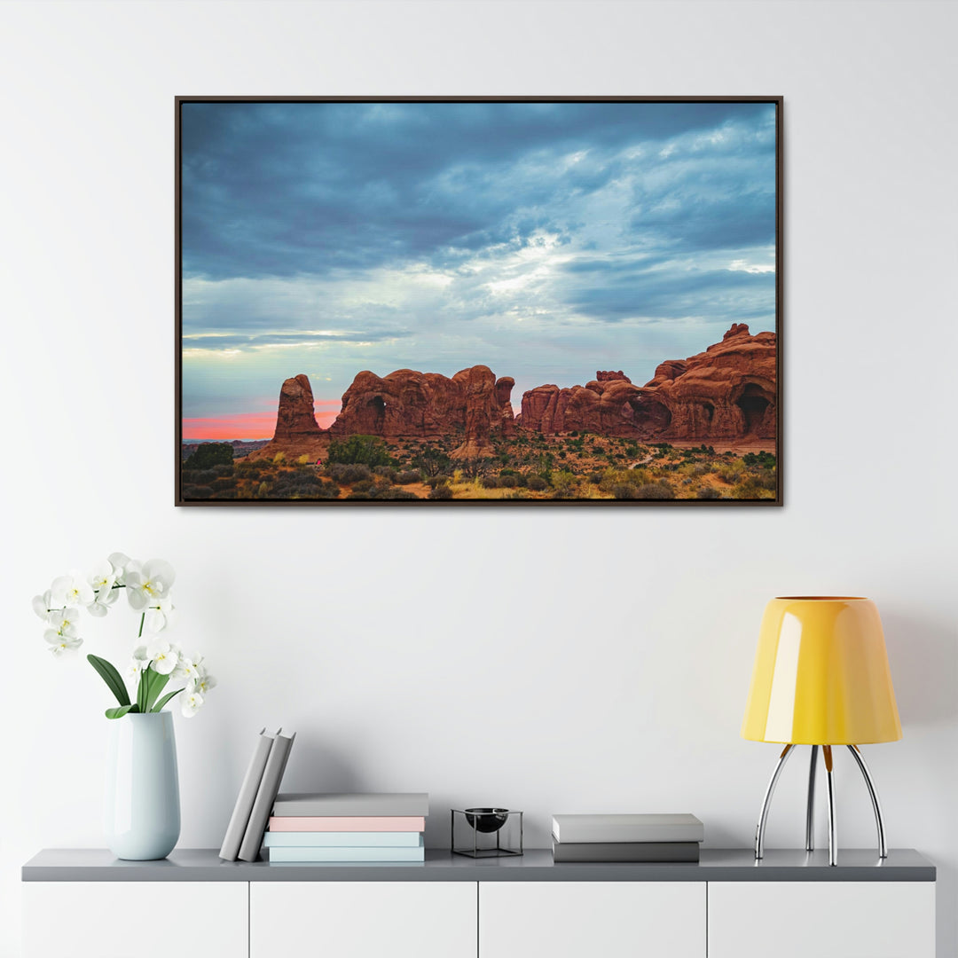 Arches at Sunset - Canvas with Frame