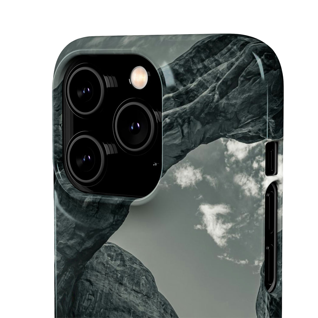 Natural Frames Part 4 in Black and White - Phone Case