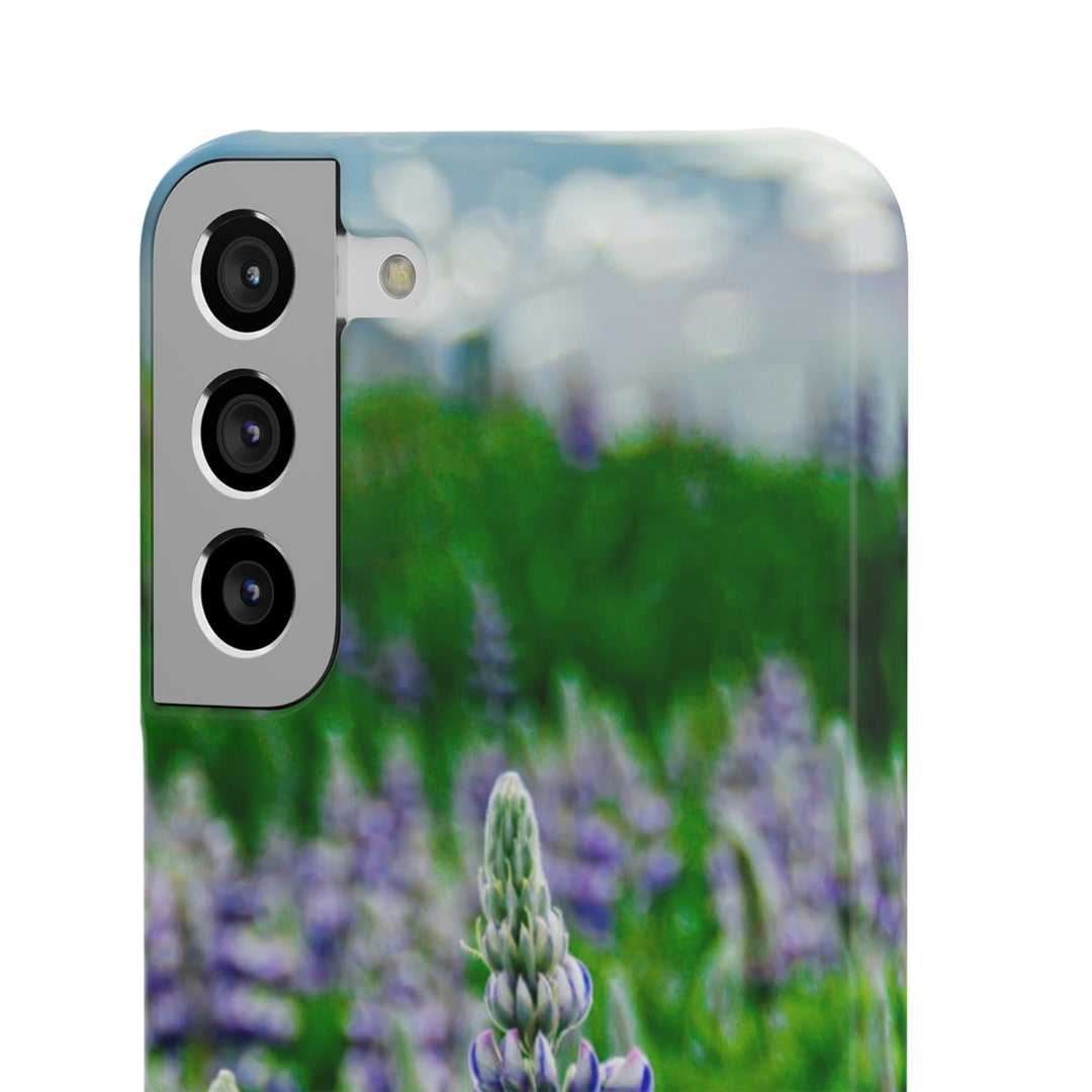 Glowing Lupin with Mountains - Phone Case