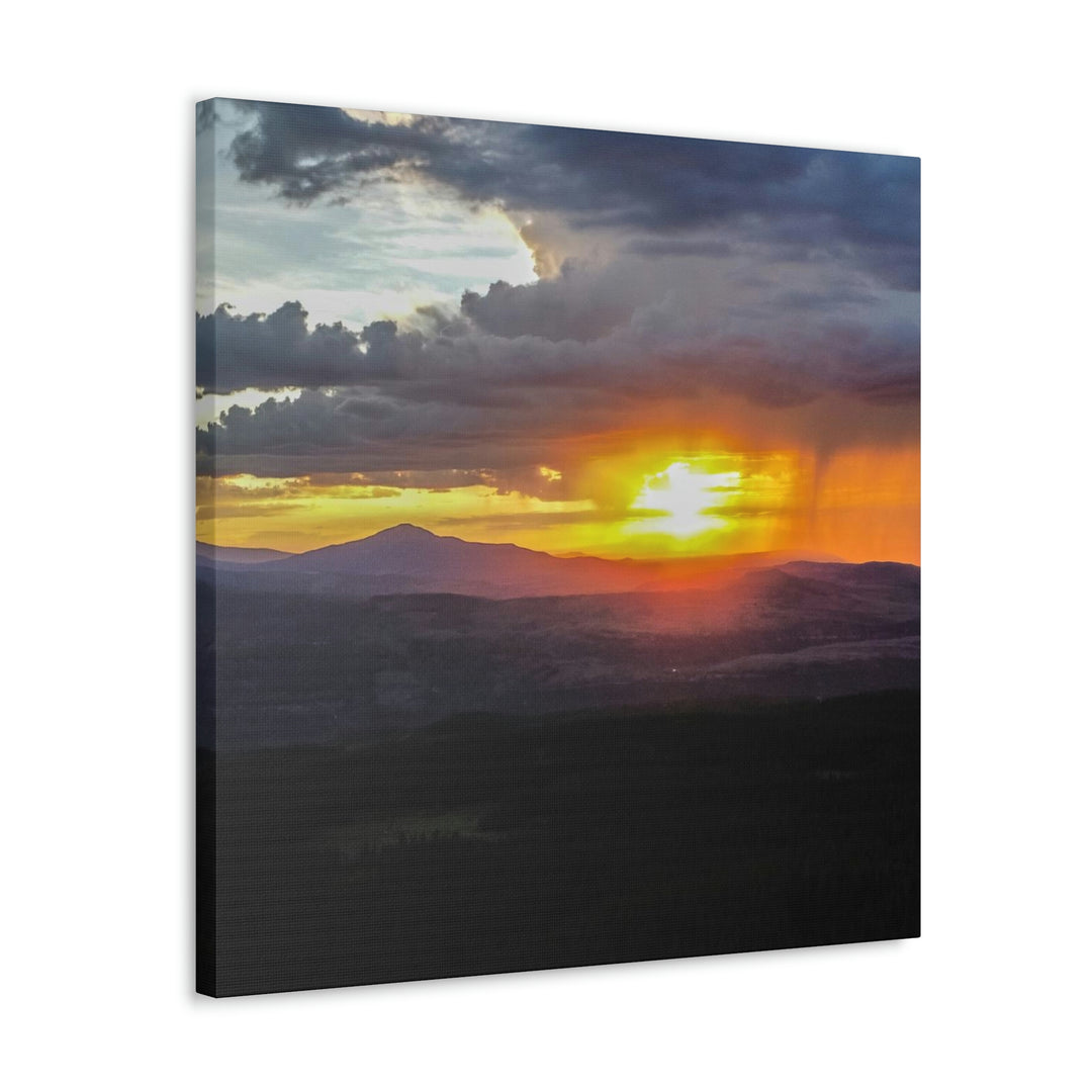 Rainy Sunset - Canvas