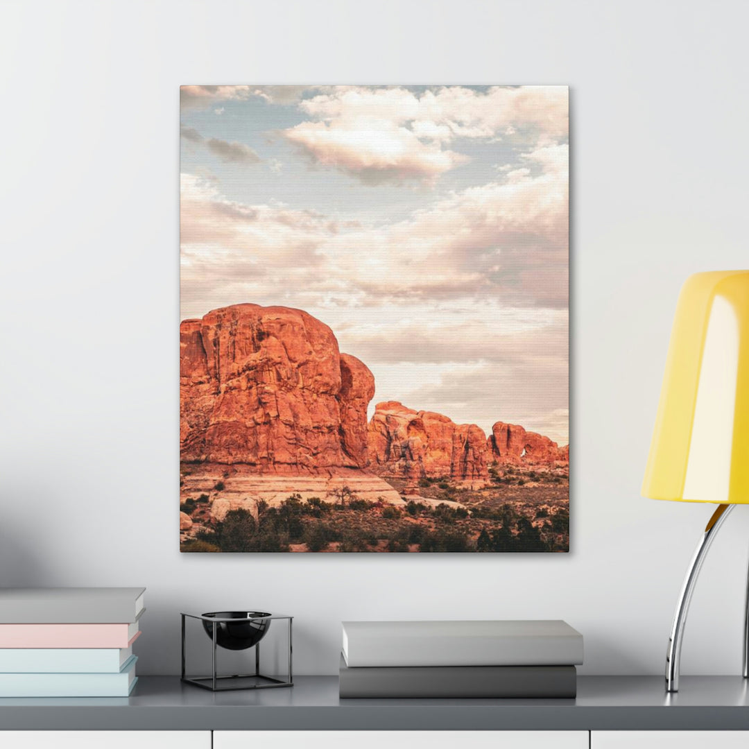 A Desert Sunset - Canvas