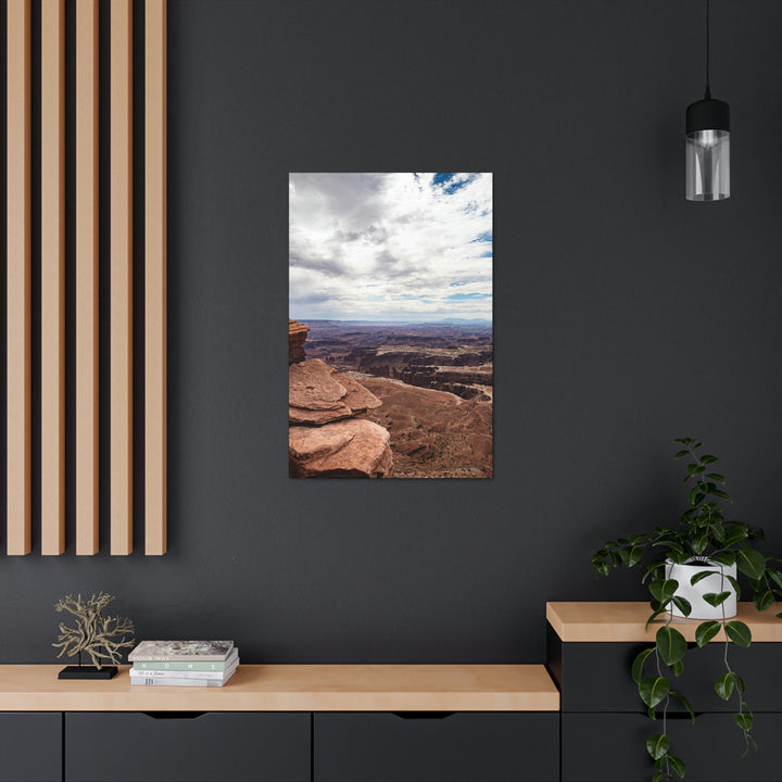 The Canyon Below - Canvas