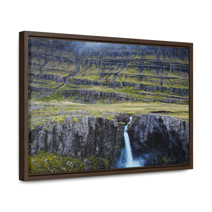 A Remote Waterfall - Canvas with Frame