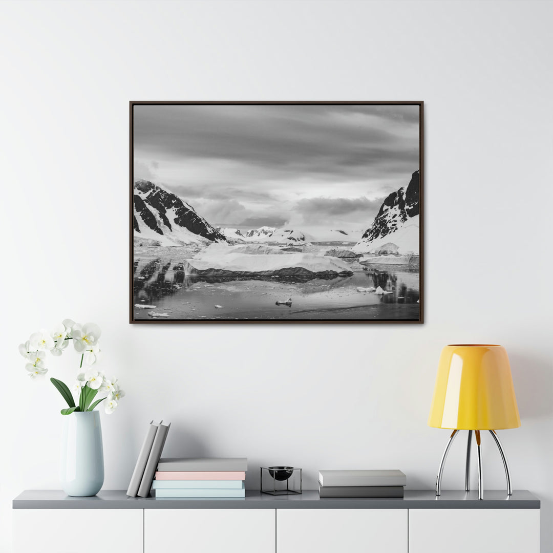 A Still Day in Black and White - Canvas with Frame