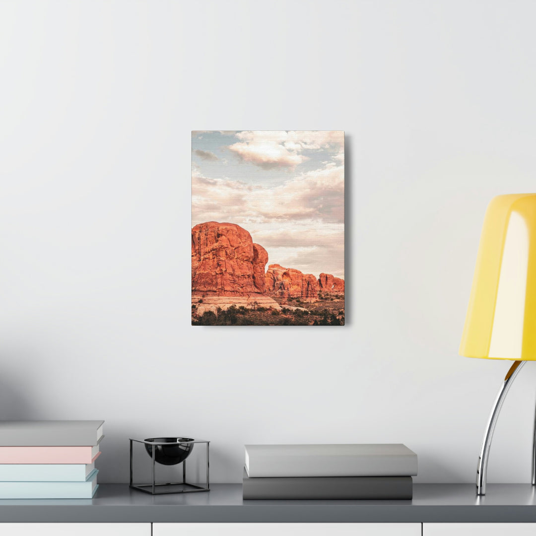 A Desert Sunset - Canvas