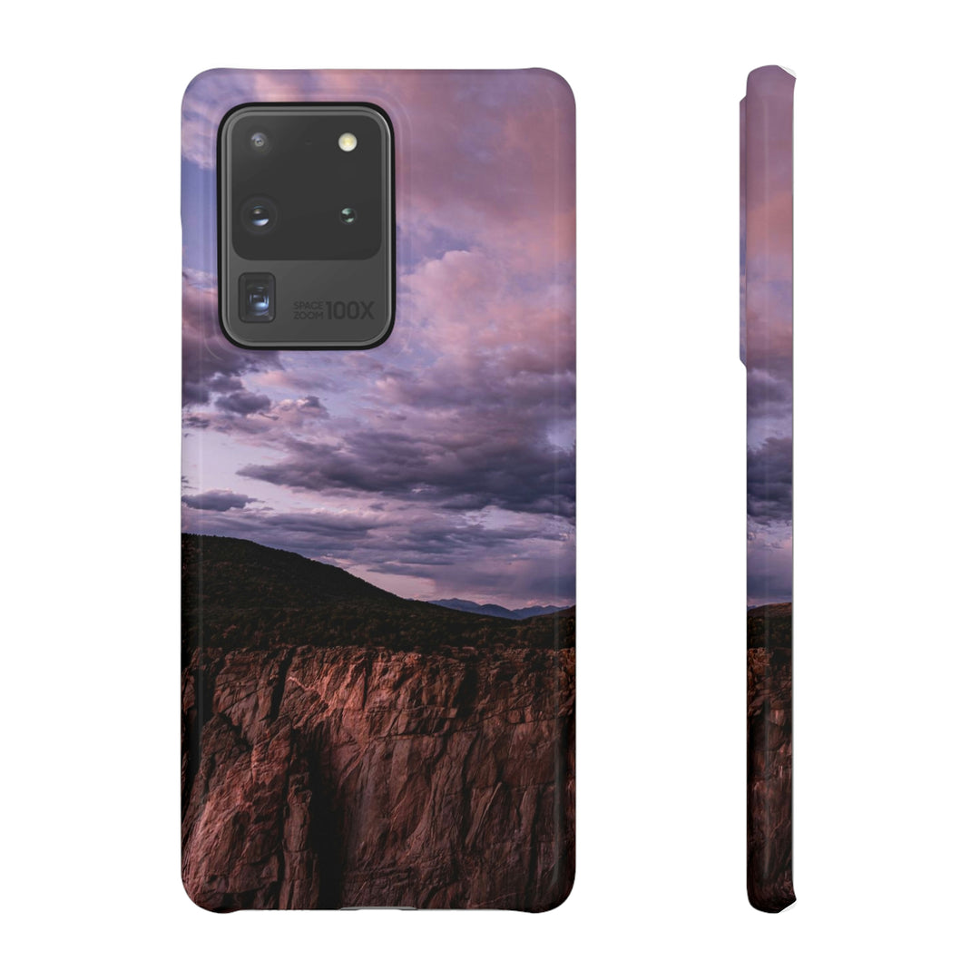 Painted Wall at Sunset Part 3 - Phone Case