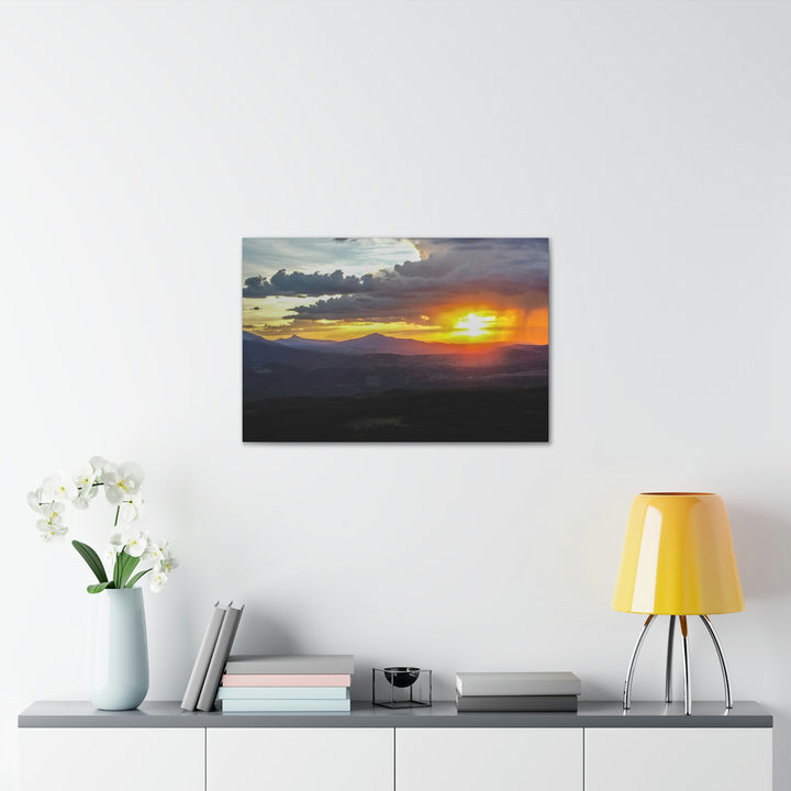 Rainy Sunset - Canvas