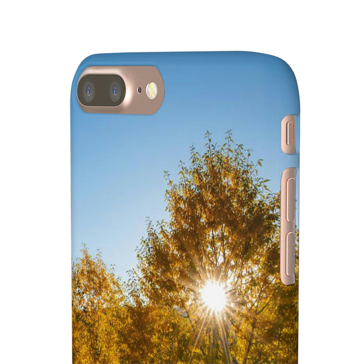 Sun Through the Aspens - Phone Case