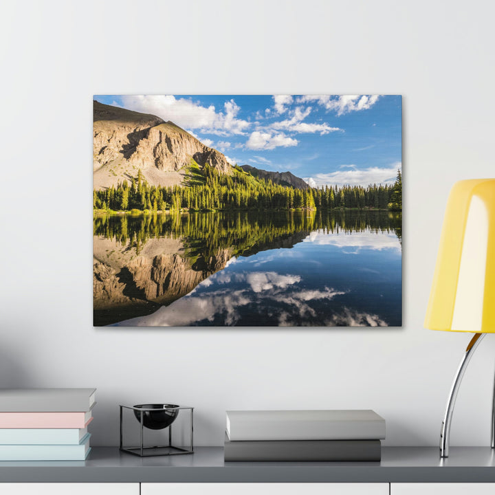 Mountain Scene Reflected - Canvas