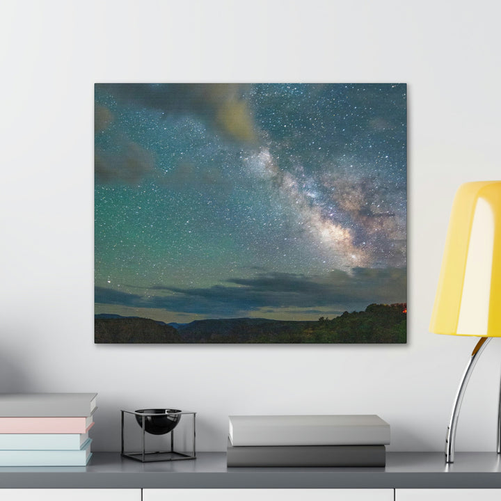 Milky Way Through the Clouds Part 1 - Canvas