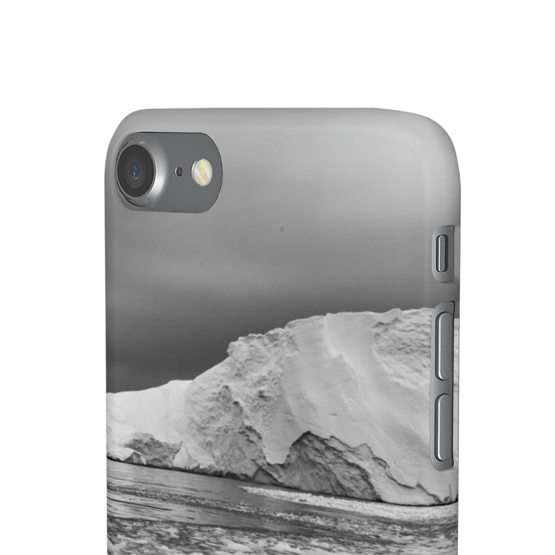 Lane of Ice In Black and White - Phone Case