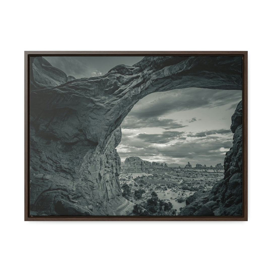 Natural Frames Part 2 in Black and White - Canvas with Frame