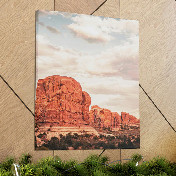 A Desert Sunset - Canvas