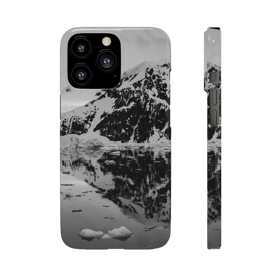 Reflected Calm in Black and White - Phone Case