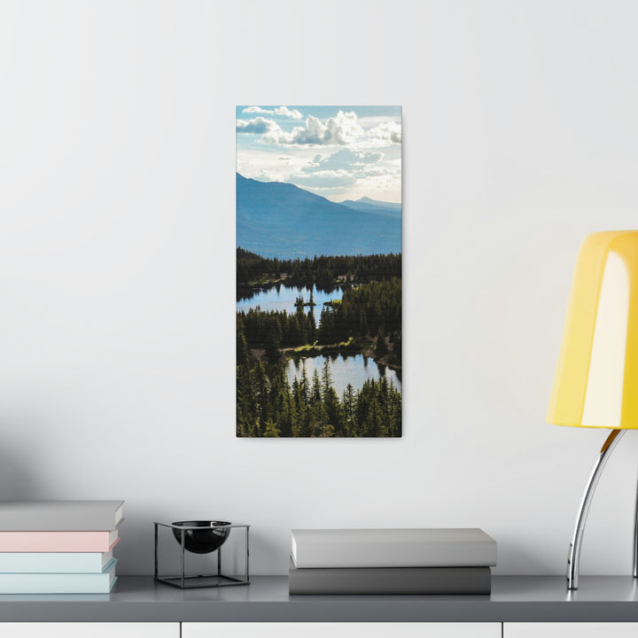 Cool Mountain Lakes - Canvas