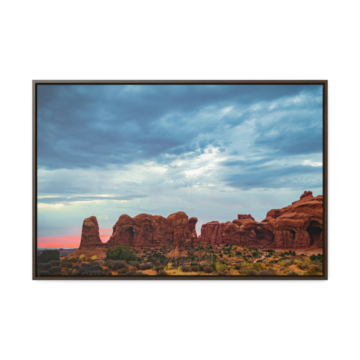 Arches at Sunset - Canvas with Frame