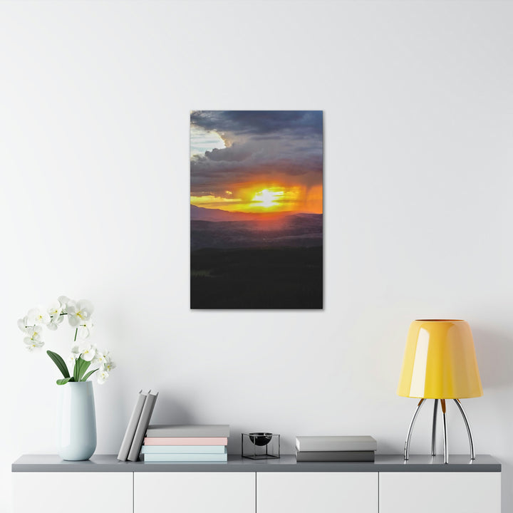 Rainy Sunset - Canvas