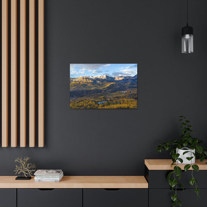 Glowing Mountainside - Canvas