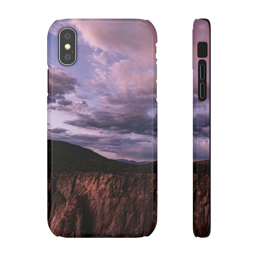 Painted Wall at Sunset Part 3 - Phone Case