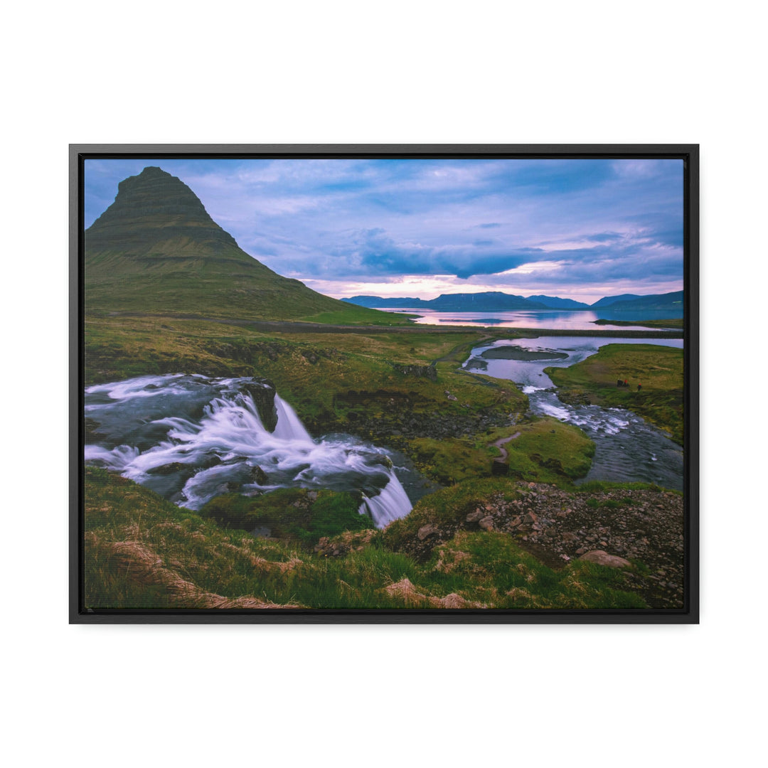 An Icelandic Sunset - Canvas with Frame