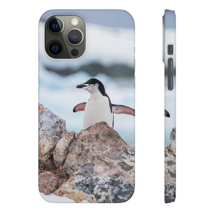 Stretched Penguin - Phone Case