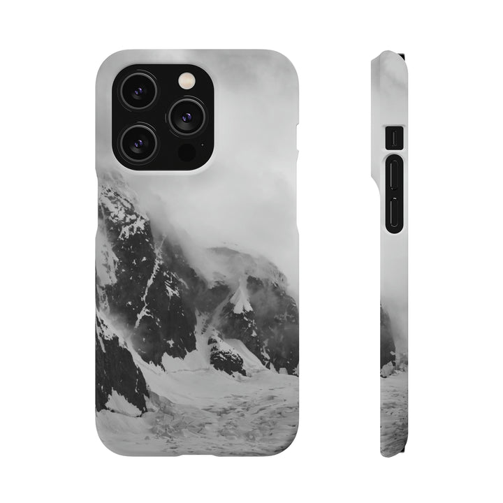 The Mist Descends in Black and White - Phone Case