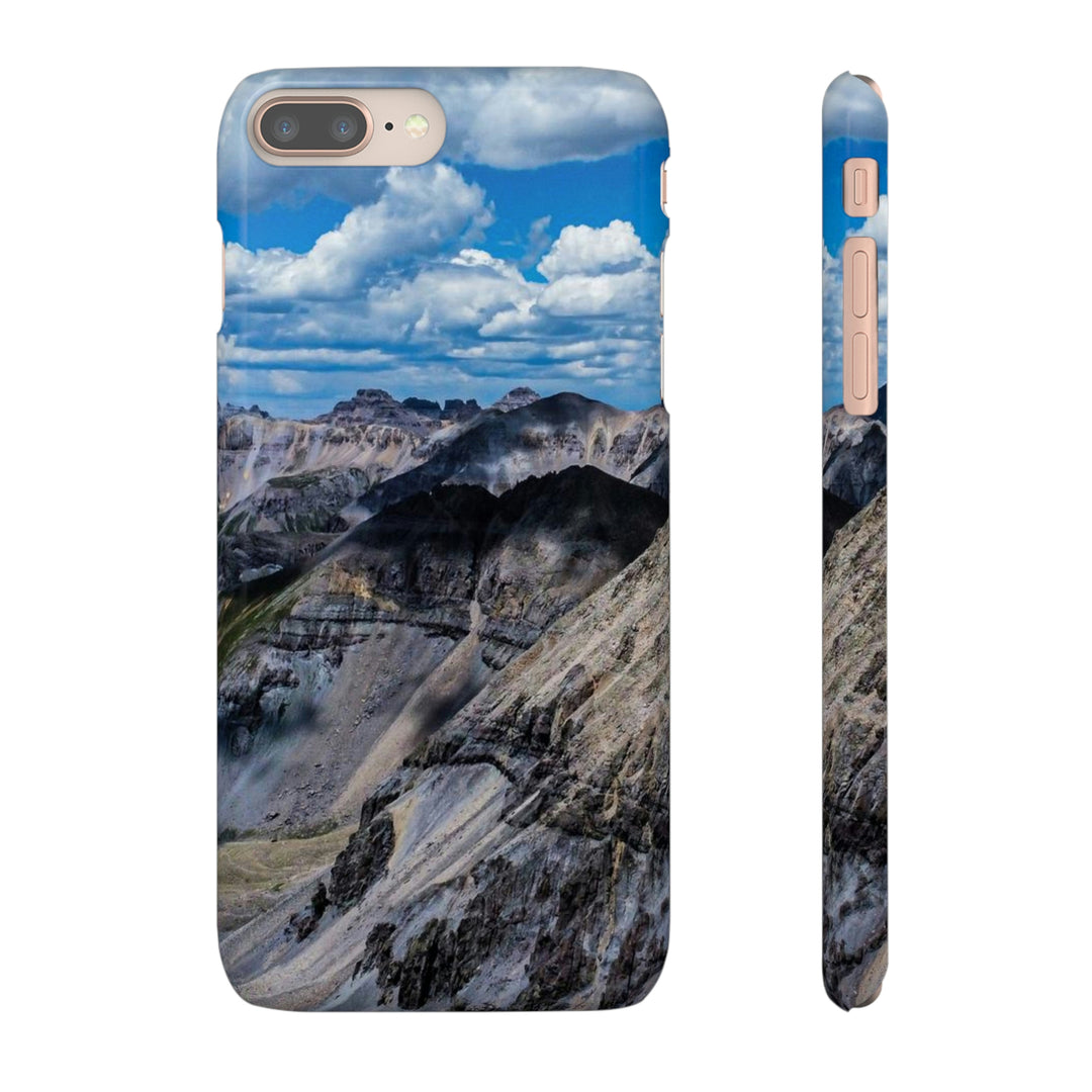 Imogene Pass From the Air - Phone Case