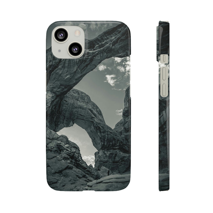 Natural Frames Part 4 in Black and White - Phone Case