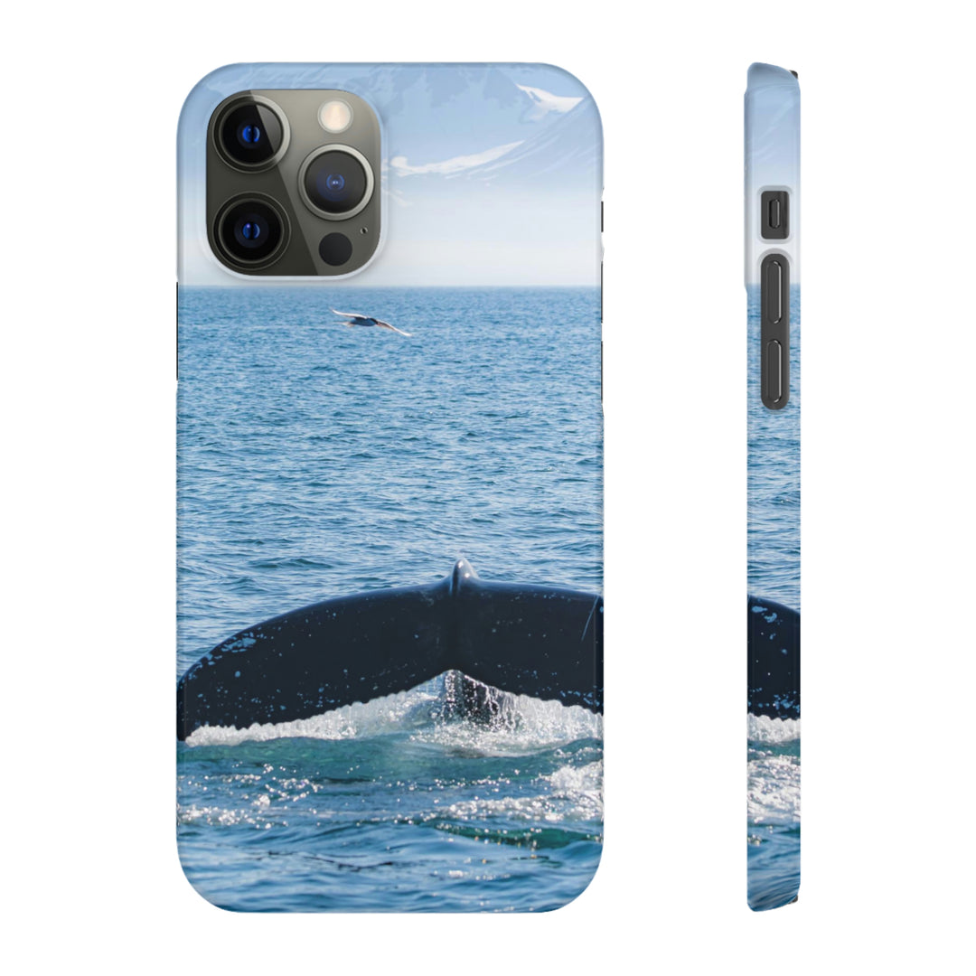 A Whale and A Mountain - Phone Case