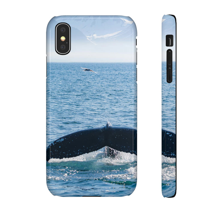 A Whale and A Mountain - Phone Case