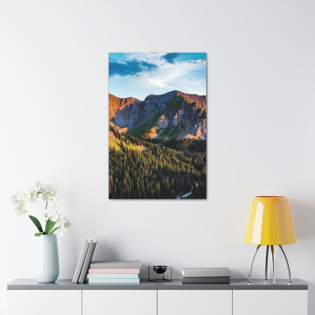 Fading Mountain Light - Canvas