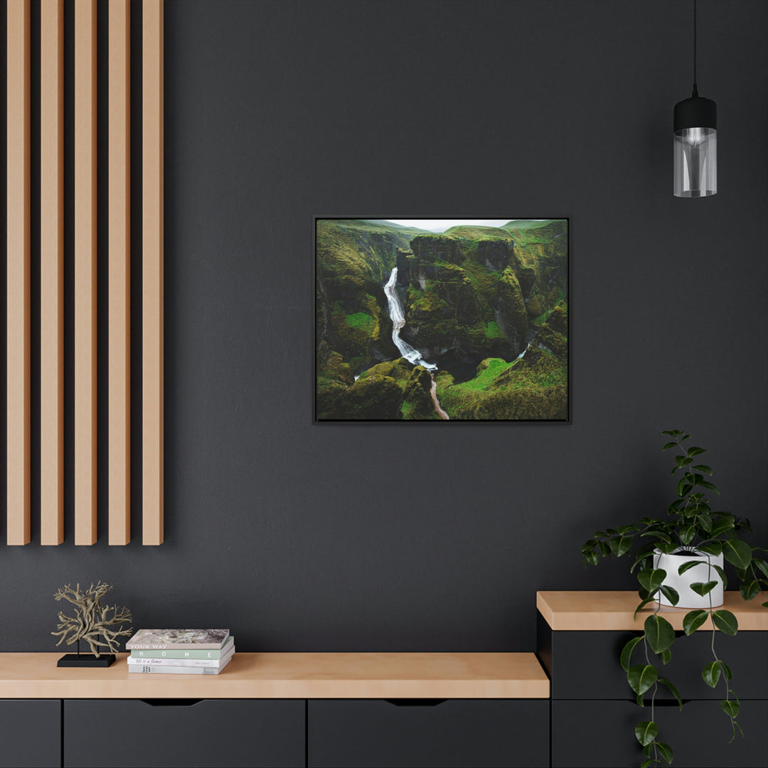 A Green Dream - Canvas with Frame