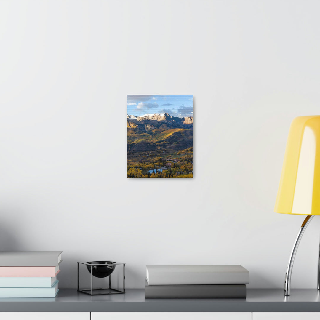 Glowing Mountainside - Canvas