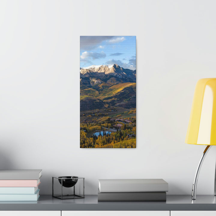 Glowing Mountainside - Canvas