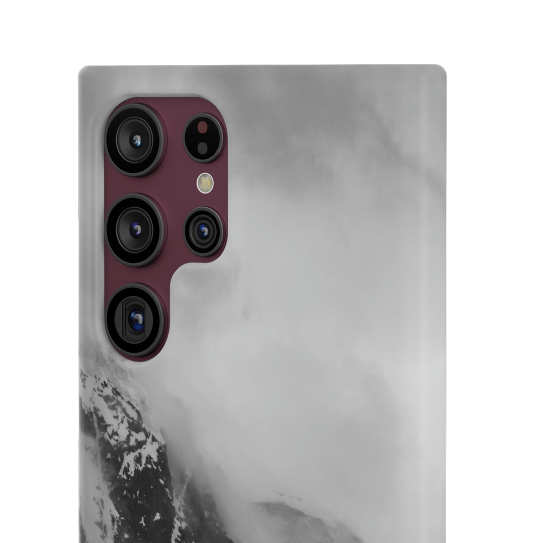 The Mist Descends in Black and White - Phone Case