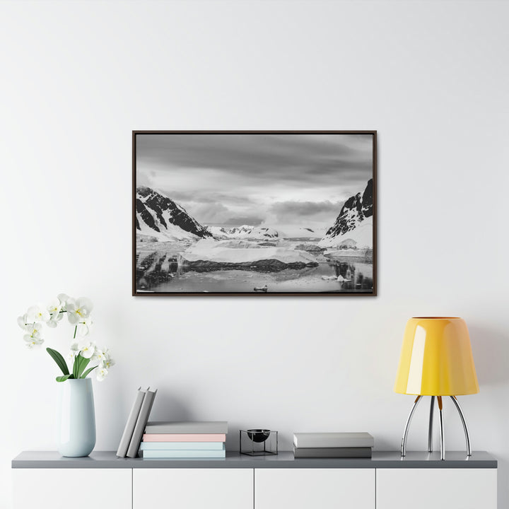 A Still Day in Black and White - Canvas with Frame