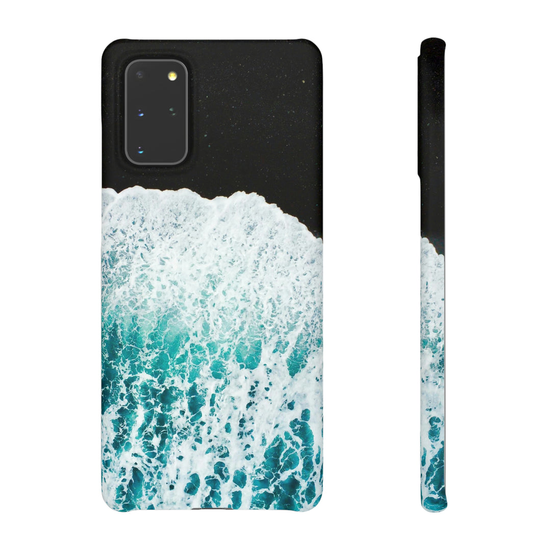 A Wave on Volcanic Sand - Phone Case