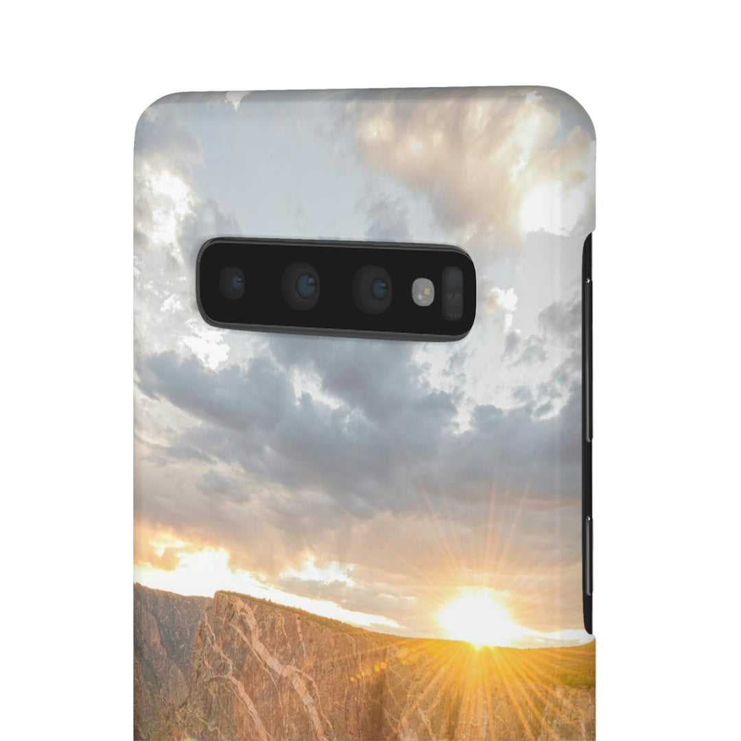 Painted Wall at Sunset Part 2 - Phone Case