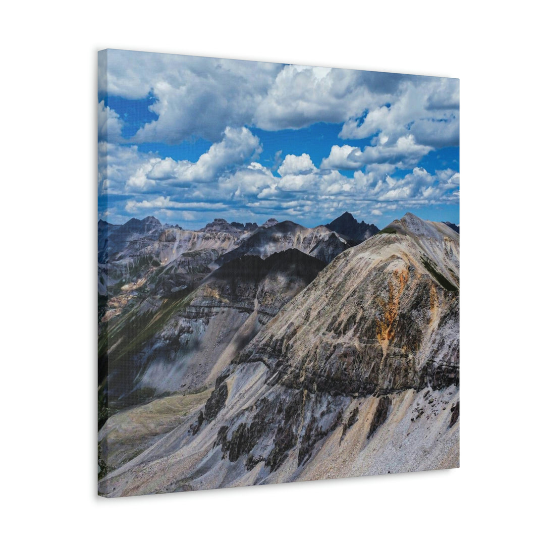 Imogene Pass From the Air - Canvas