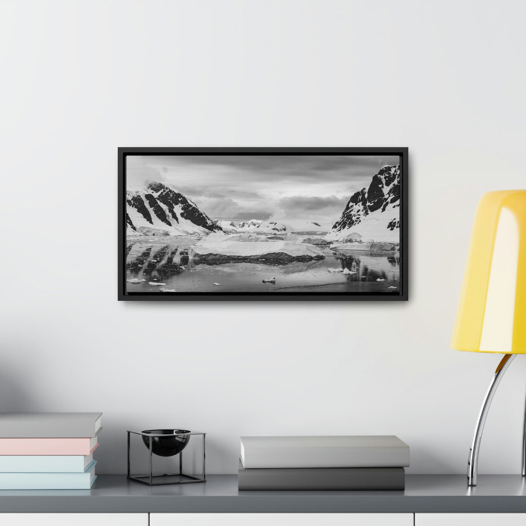 A Still Day in Black and White - Canvas with Frame