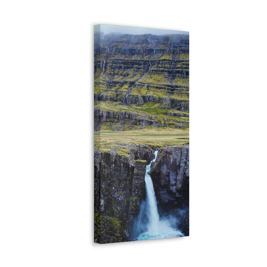 A Remote Waterfall - Canvas