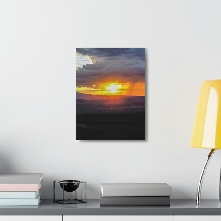 Rainy Sunset - Canvas