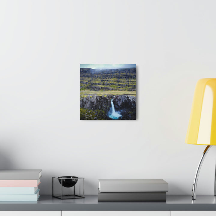 A Remote Waterfall - Canvas