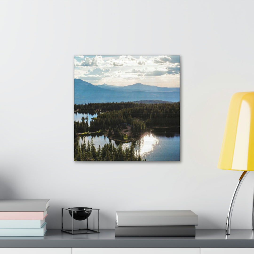 Cool Mountain Lakes - Canvas