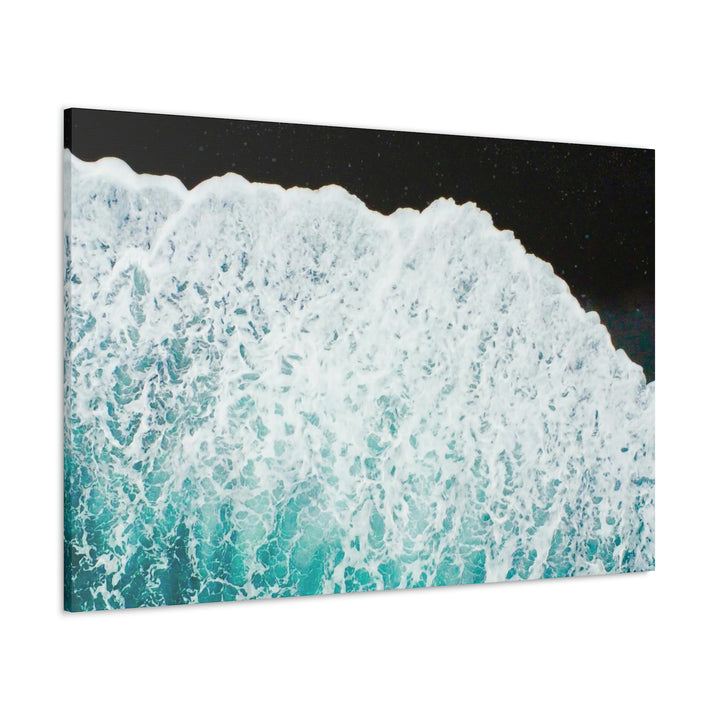 A Wave on Volcanic Sand - Canvas