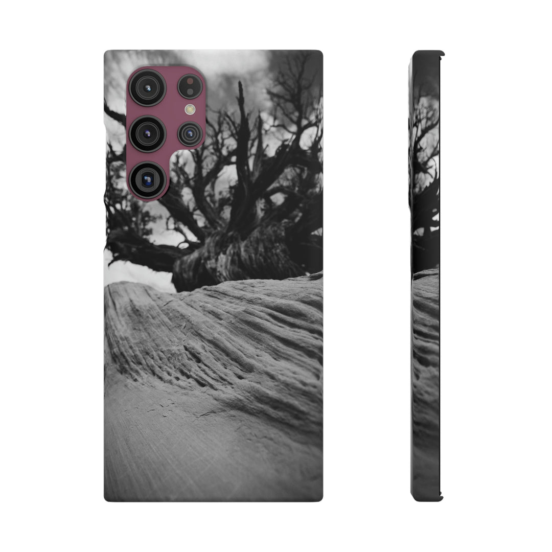 Desert Reach in Black and White - Phone Case