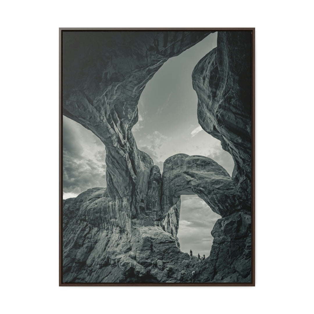 Natural Frames Part 1 in Black and White - Canvas with Frame