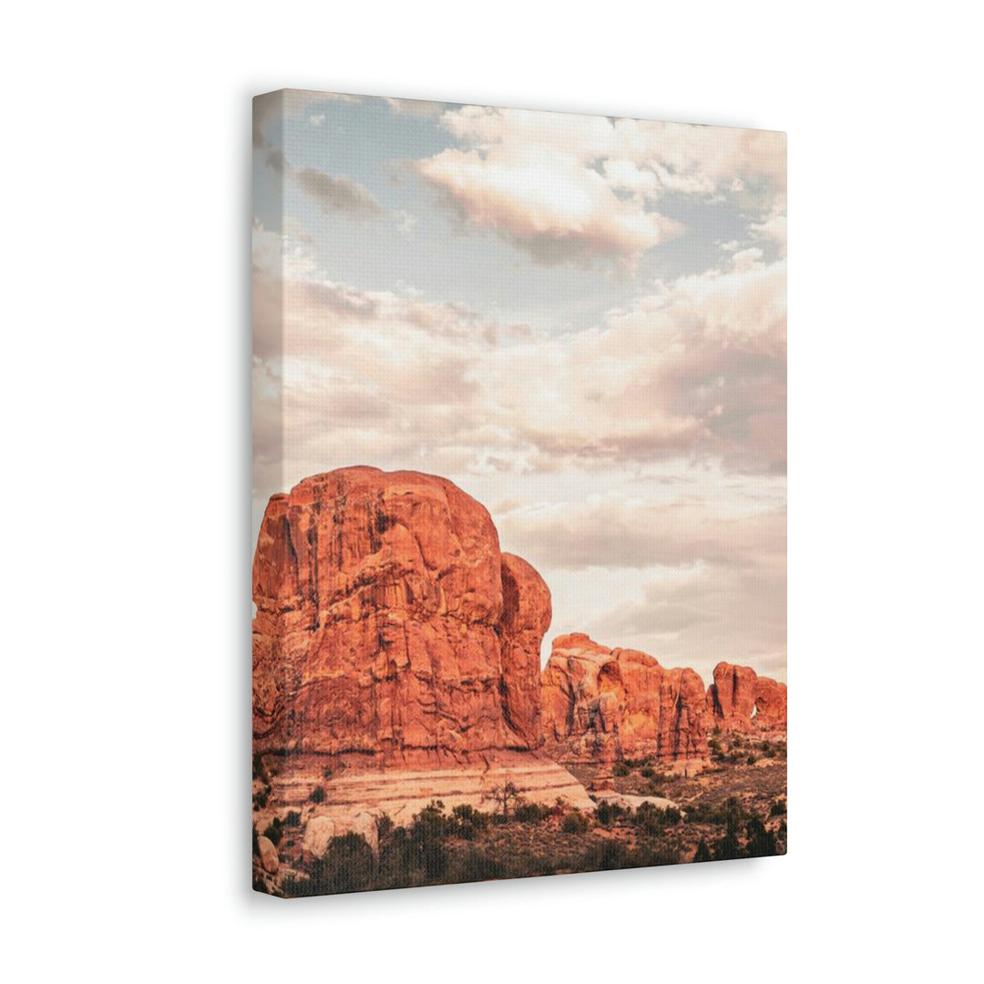 A Desert Sunset - Canvas