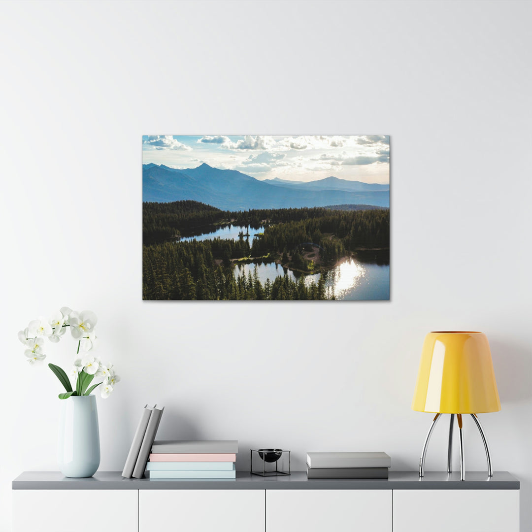 Cool Mountain Lakes - Canvas