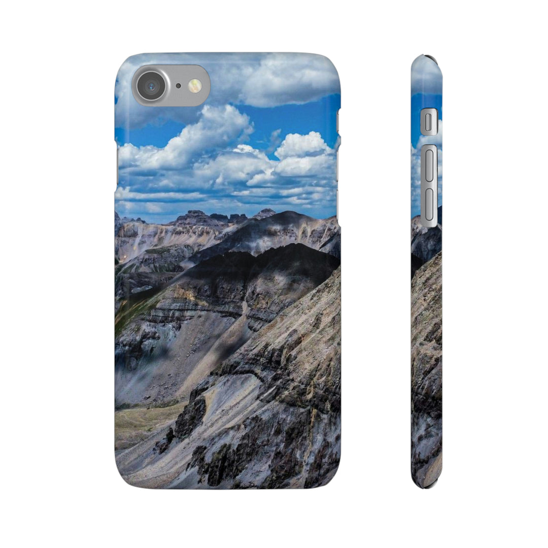 Imogene Pass From the Air - Phone Case